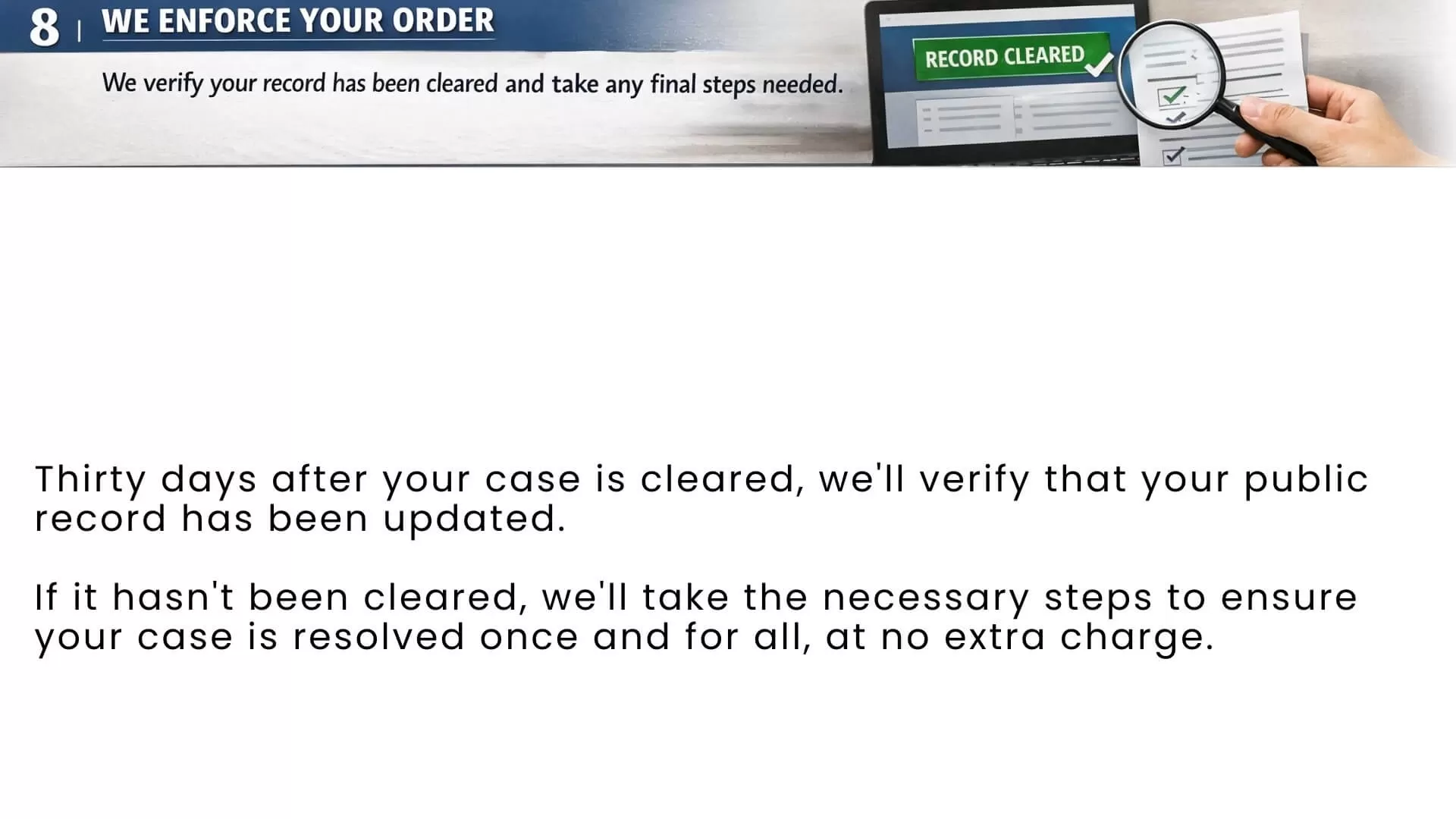 Expungement Process Step 8